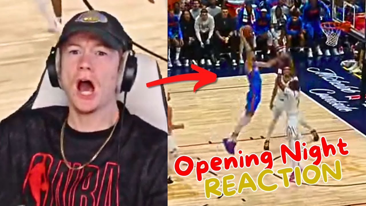 Reacting to Nuggets vs Thunder Opening Night!