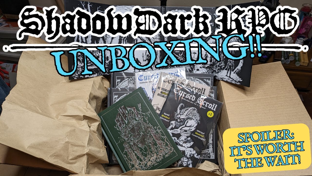 Unboxing the Shadowdark RPG Crawling Group Reward!!!