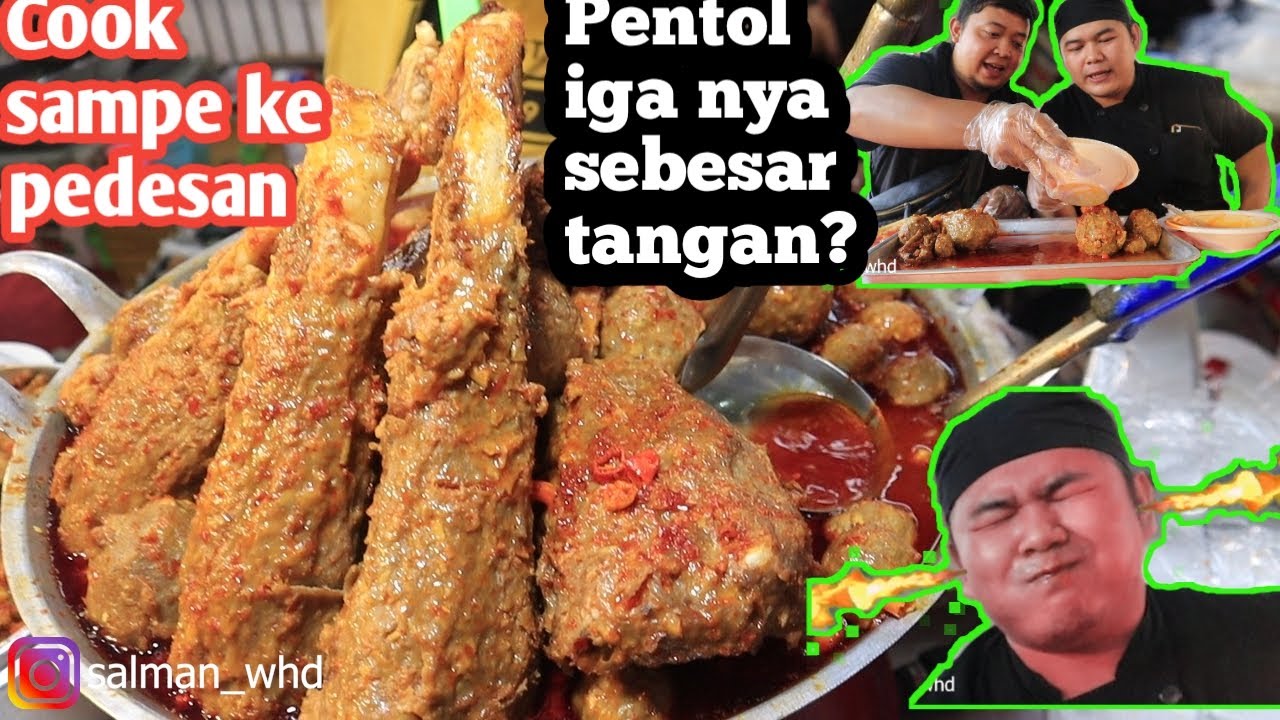 KULINER PENTOL CEKER BEGAL DI BANDUNG, PENTOL IGANYA SEBESAR TANGANN ?????