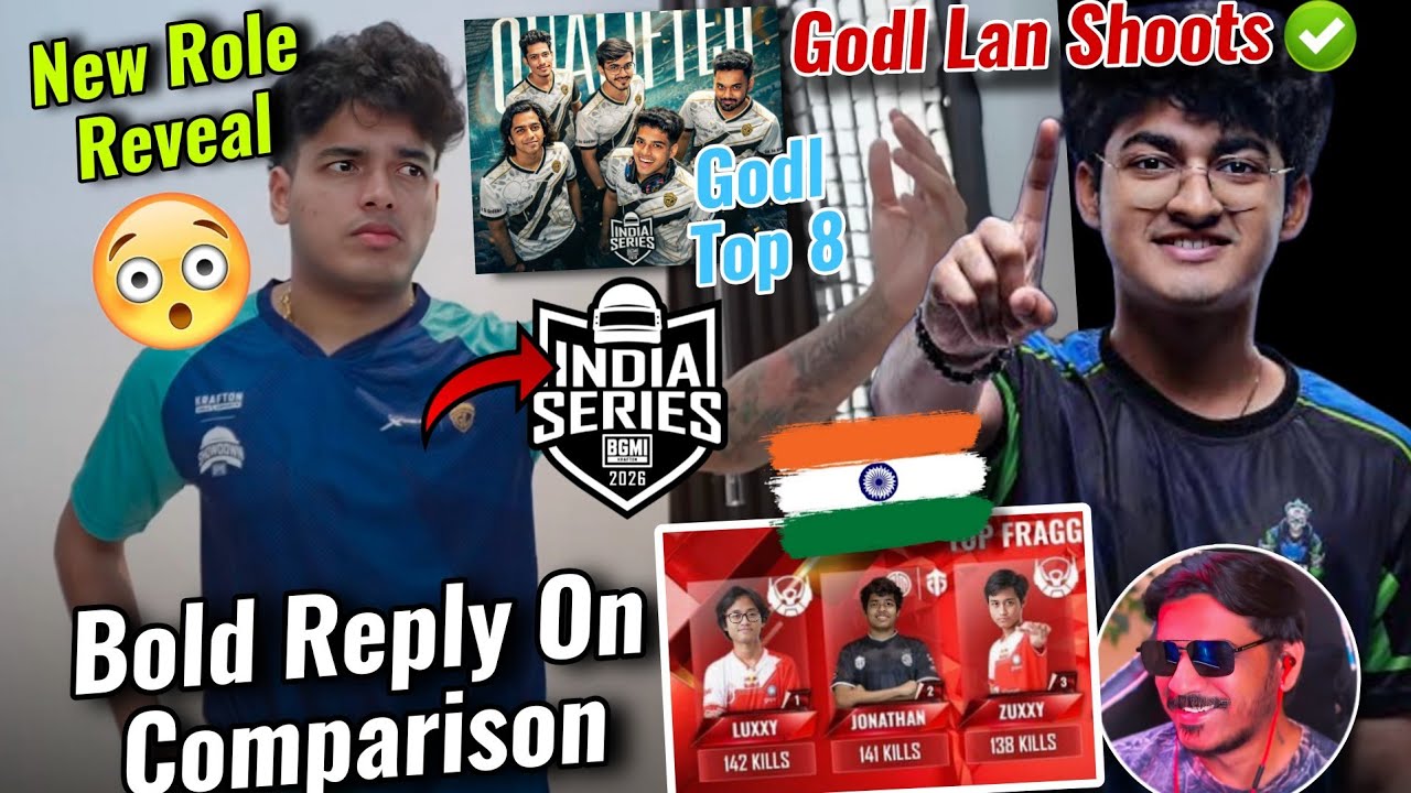 Confirm Jonny Playing New Role 🔥🇮🇳 • Bold Reply Jonny - Goblin Comp. 🚨🥵 Godl In Top8 🫡  Media Day💛✅