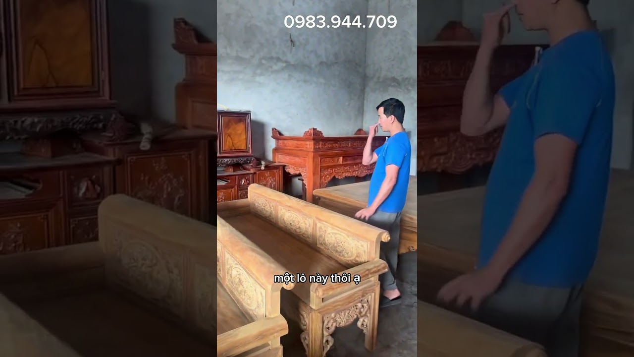 Chuyên trường kỷ đồ gỗ nội thất -Hường Khương