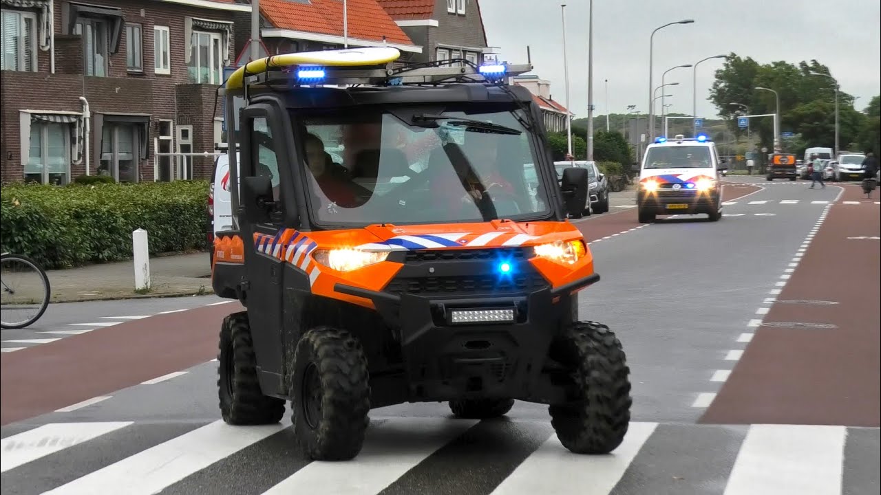 Traumahelikopter stort neer op boulevard in Katwijk | Spectaculaire demonstratie tijdens SAR Katwijk