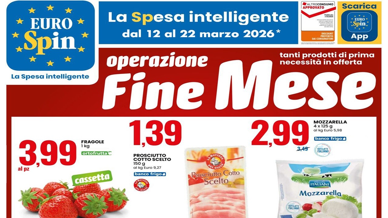 🛒 Volantino Eurospin dal 12 Marzo 2026 | Super Offerte, Sconti Shock & Spesa Conveniente 🇮🇹