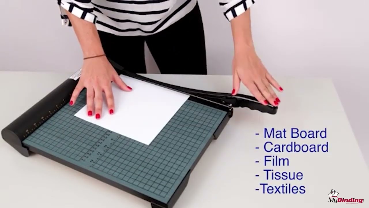 Martin Yale Premier Green Board Wood Series Paper Trimmer Video