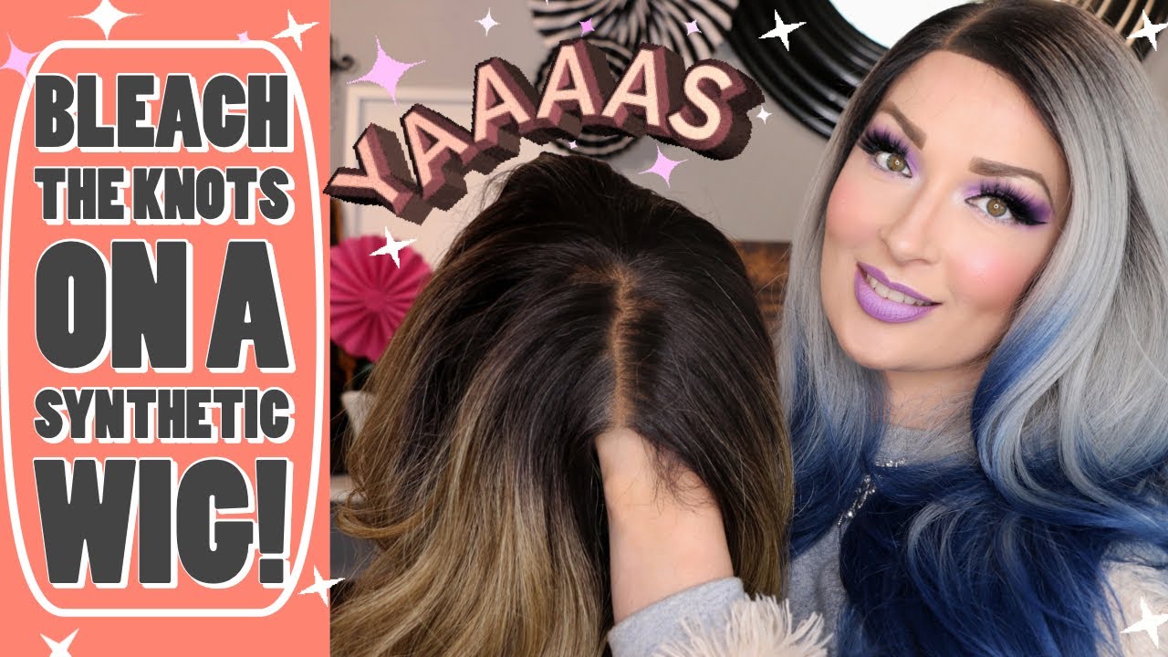 ✨HOW TO: Bleach The Knots On A Synthetic WIG In Minutes 🤩 WOW! A MUST! 🤩YES! You Can Do It!!
