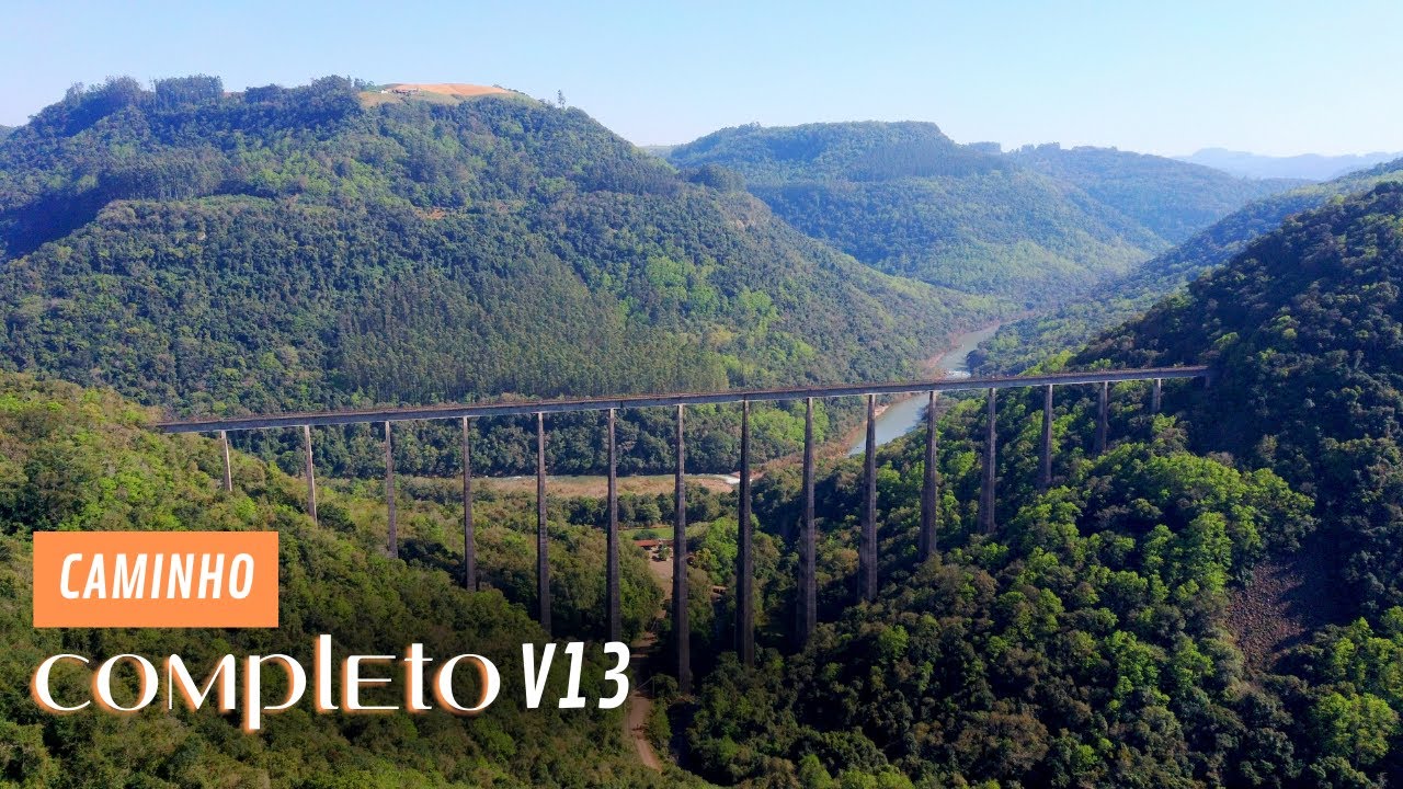 Caminho completo para chegar no topo do Viaduto V13 | Vespasiano Corr&ecirc;a - RS
