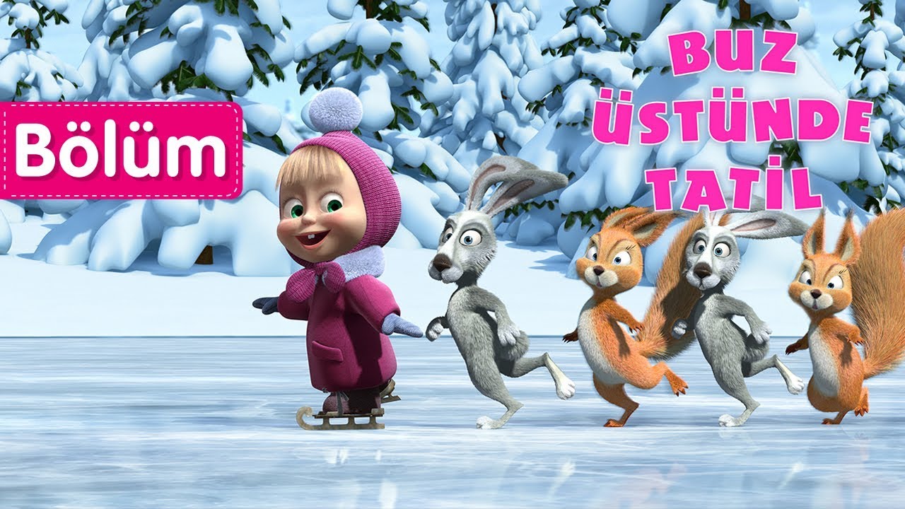 Maşa İle Koca Ayı - ⛸  Buz Üstünde Tatil 🛷 (Bölüm 10)