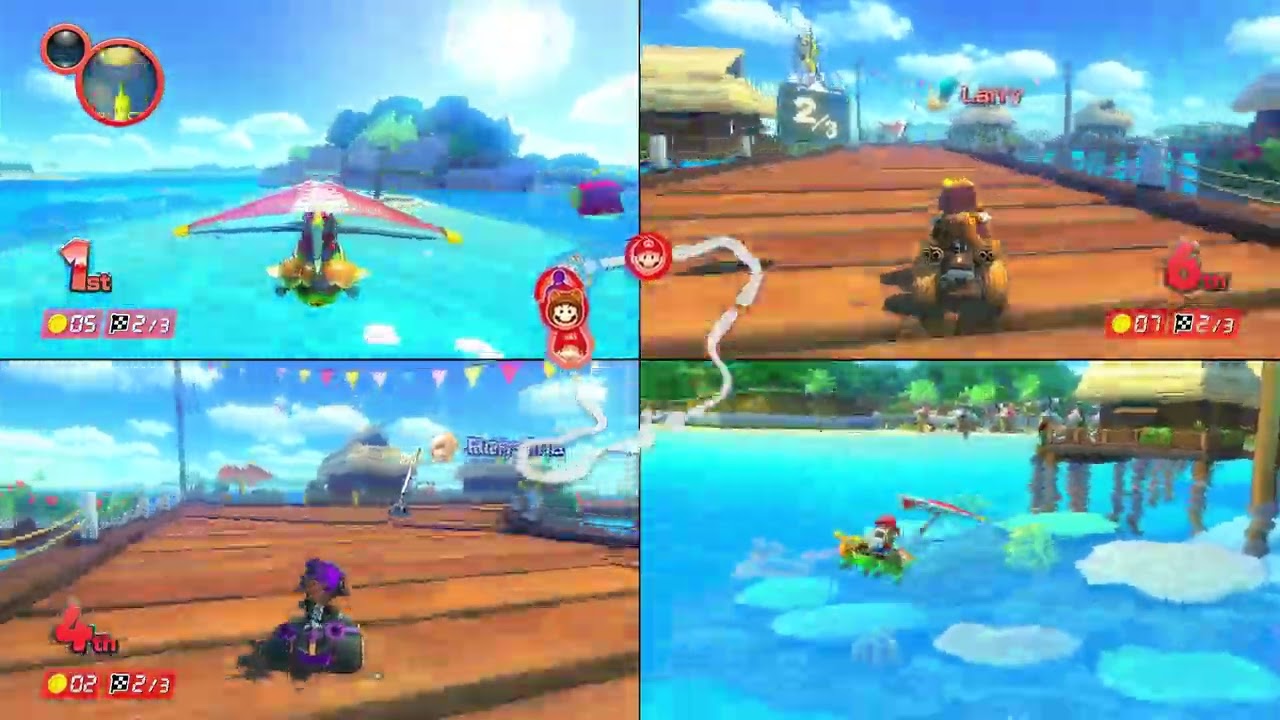 Nintendo Switch - Mario Kart 8 Deluxe - VS Race teams multiplayer (3 players)