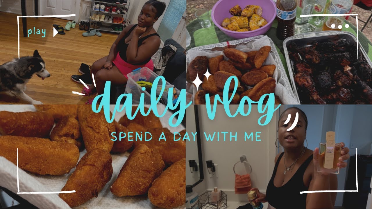 SPEND A DAY WITH ME | *summer BBQ | *Jamaican food.