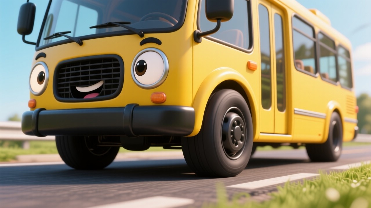 Bus Park Beep Beep!! 🚌🎵 | Learn Numbers & Objects for Kids | Fun Educational Song for Children