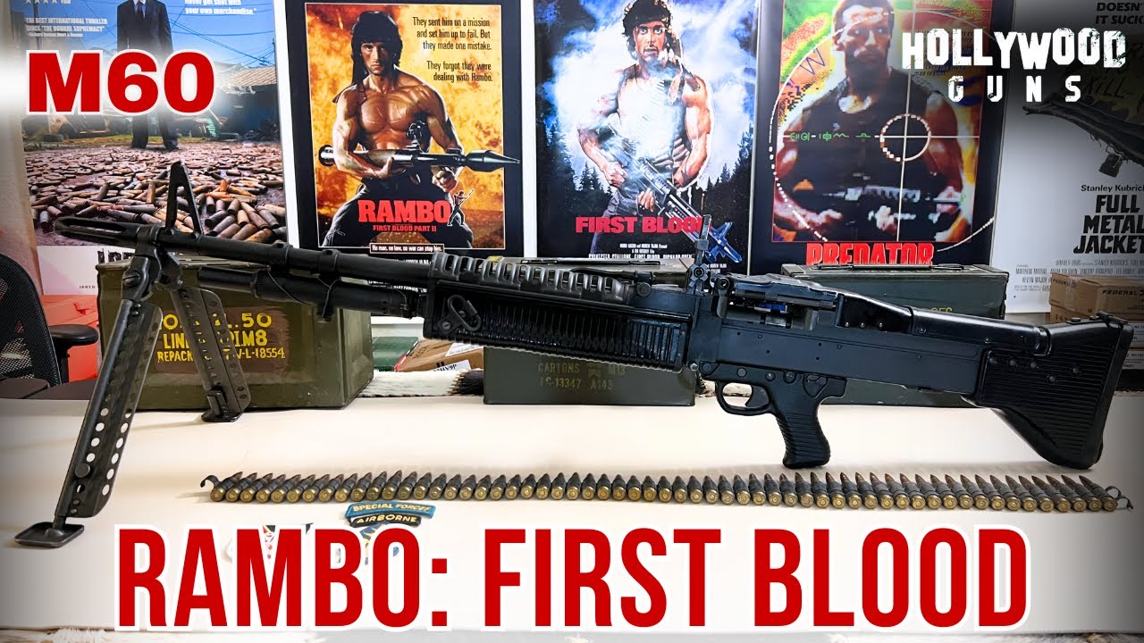 Sylvester Stallone's  M60 - The Movie Gun from 'Rambo - First Blood'