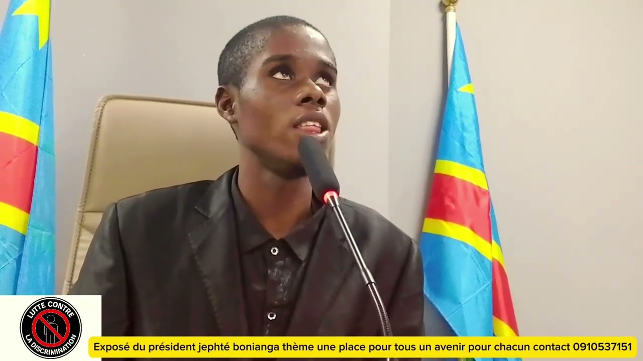 Exposé  conférence de jeune. Thème: une place pour tous un avenir pour chaque. ￼