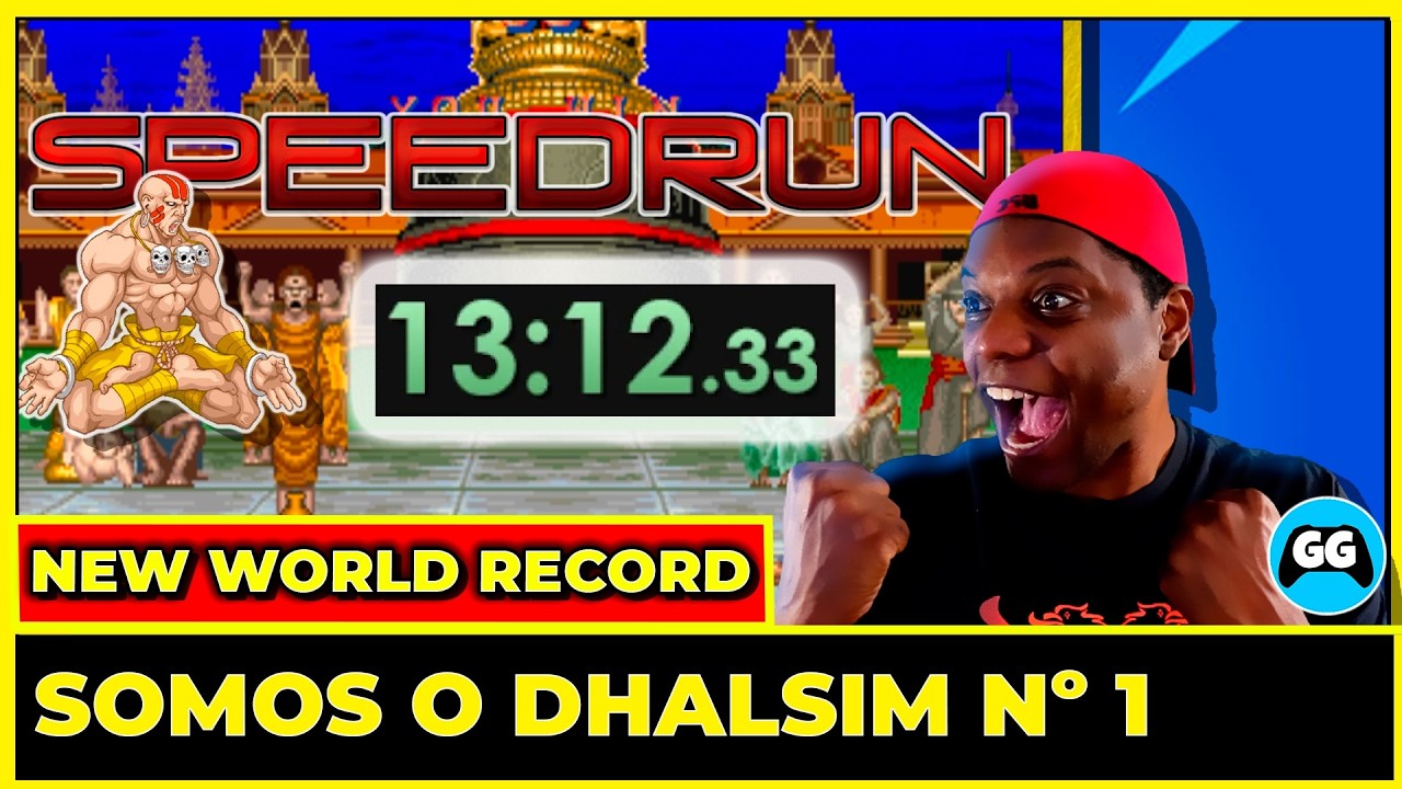 NEW WORLD RECORD - Dhalsim speedrun Street Fighter 2 Champion Edition hardest