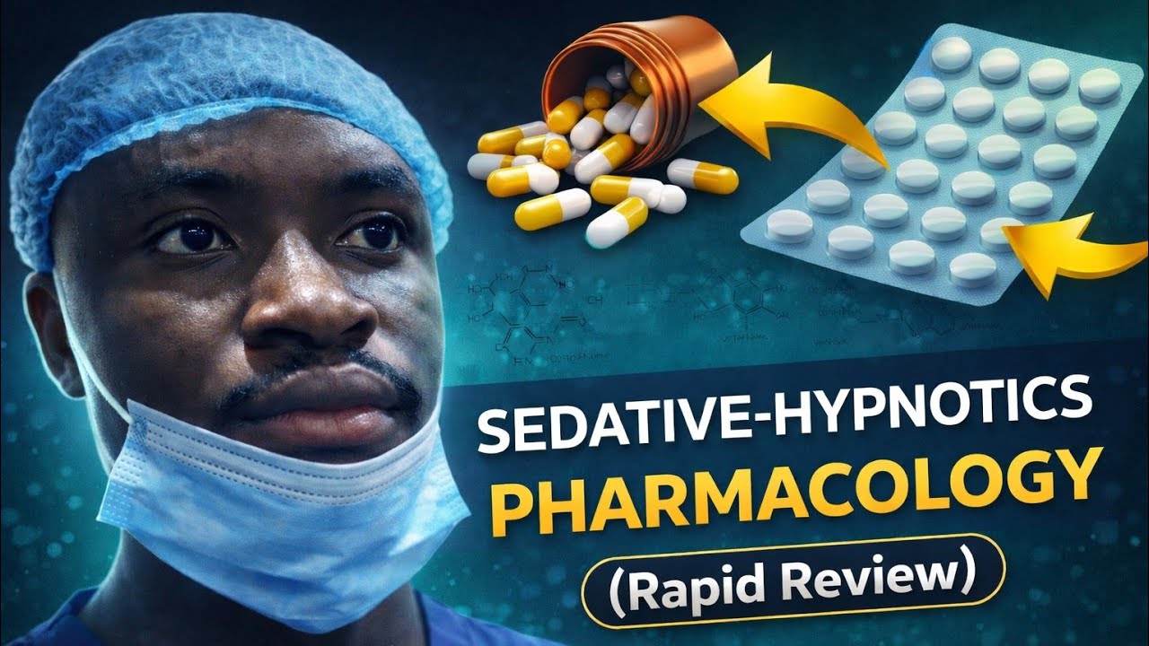 SEDATIVE HYPNOTICS || PHARMACOLOGY 