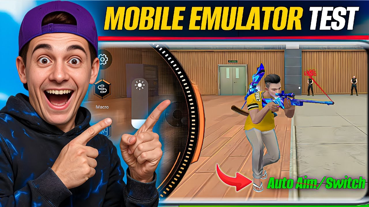 I Tried Mobile Emulator For Free Fire 😈 Super Fast Emote , Auto AWM Switch 👽 Nalla Free Fire