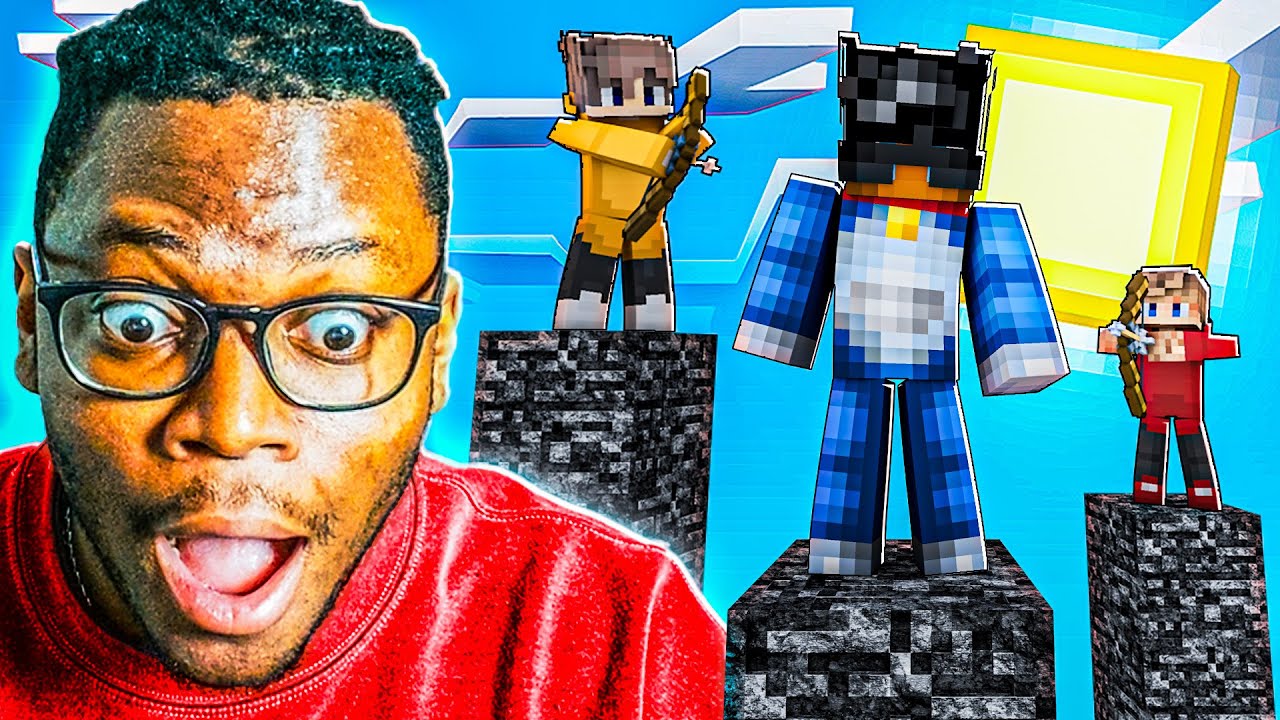 SOPRAVVIVO SU DEI PILASTRI DI BEDROCK FACENDO CLUTCH ASSURDI SU MINECRAFT