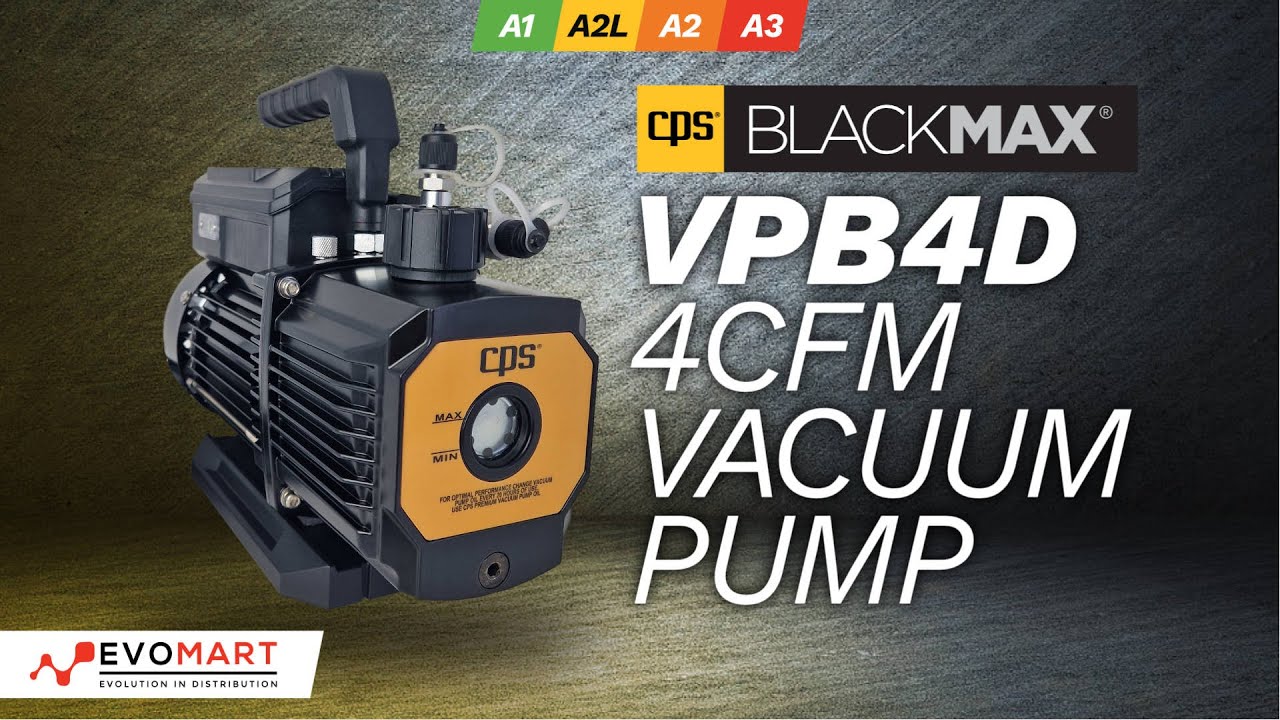 CPS BlackMax VPB4D 4CFM Vacuum Pump