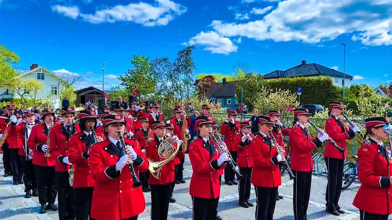 Nøtterøy skolekorps senior, Føynland skole, 17.mai 2023