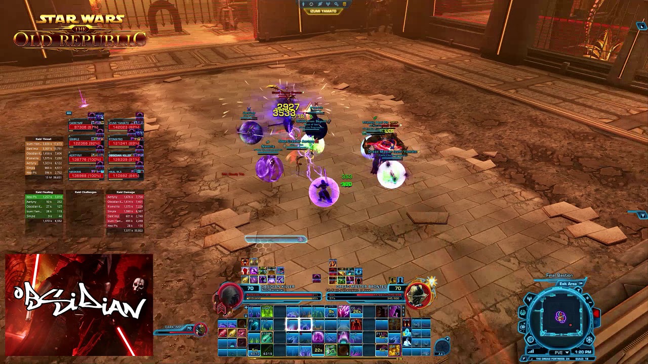 SWTOR DF NiM Brontes | Madness Sorc DPS 5.10a