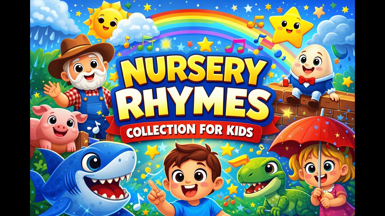 Nursery Rhymes Collection for Kids|Old MacDonald,Johny Johny,Baby Shark|@tinytoesrhymescount​