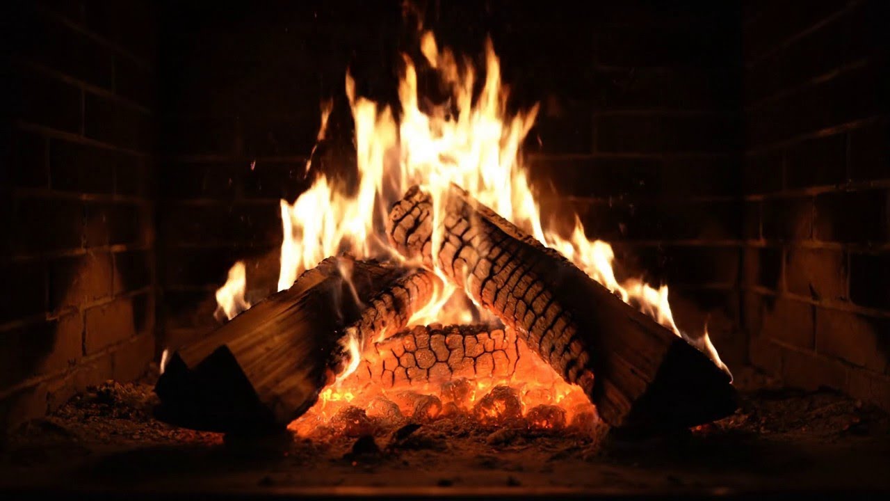 Dark Night Fireplace Ambience Smooth Jazz for Deep Healing Rest