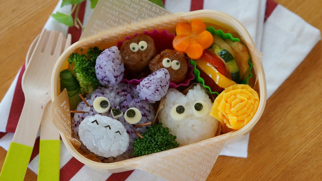 totoro onigiri recipe トトロおにぎりの作り方（キャラ弁）
