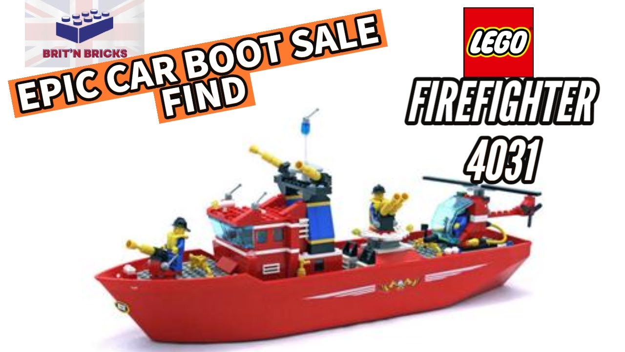 How to Build The Vintage Lego 1991 Firefighter build set #4031