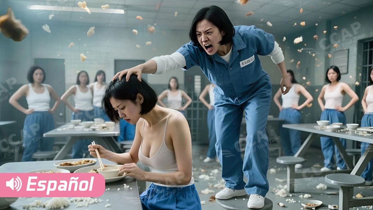 Abusón de prisión molesta a nueva pobre, sin saber que es maestra oculta de kung fu; ¡una patada KO!