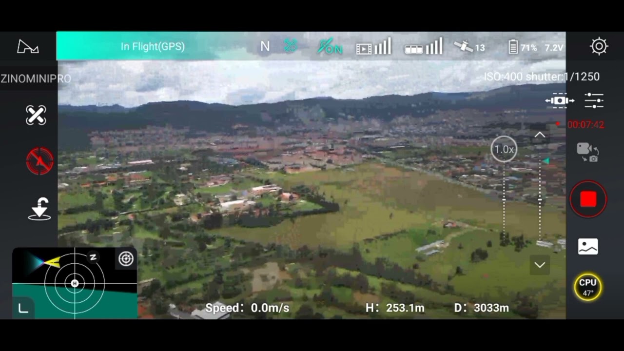 Máxima distancia Drone Hubsan Zino mini Pro