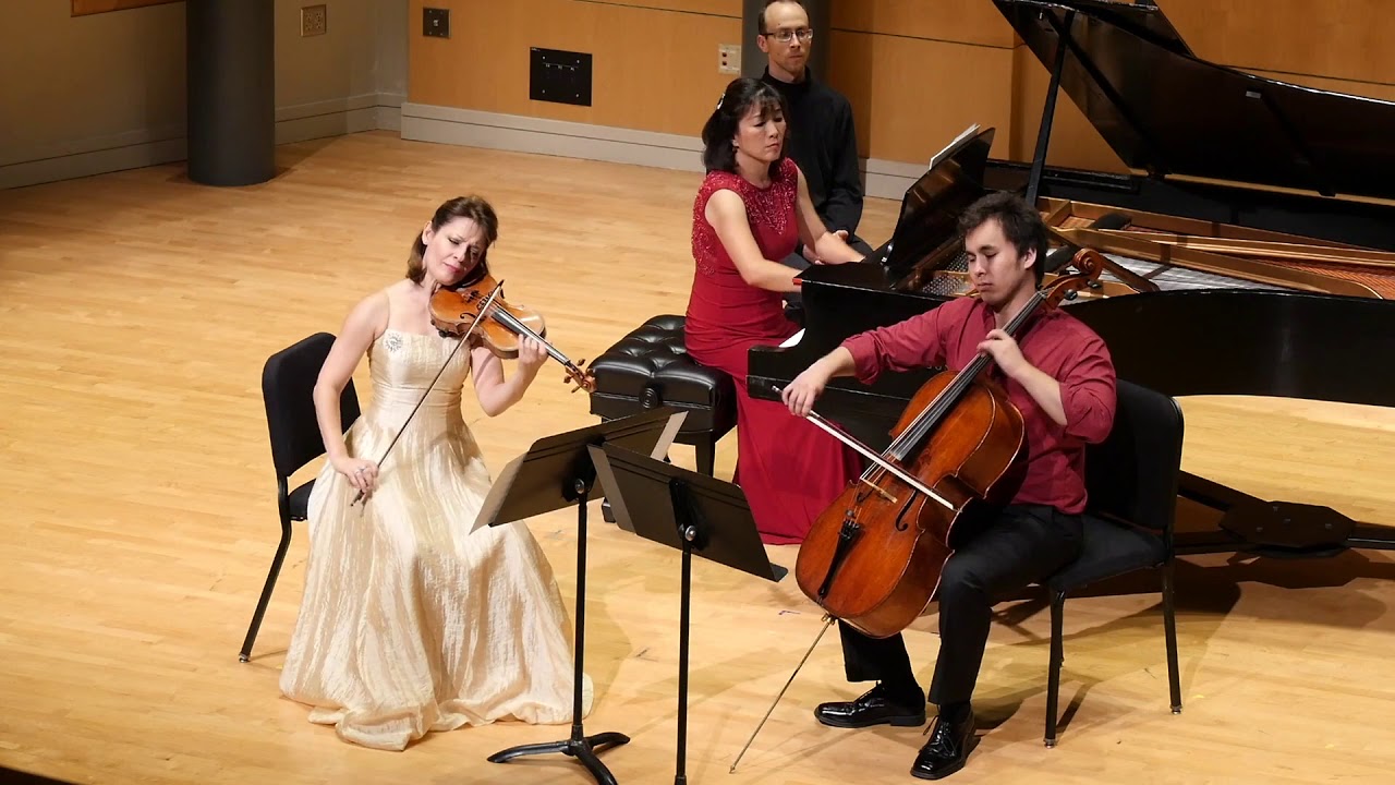 Boston Trio performs Higdon: Piano Trio - I. Pale Yellow