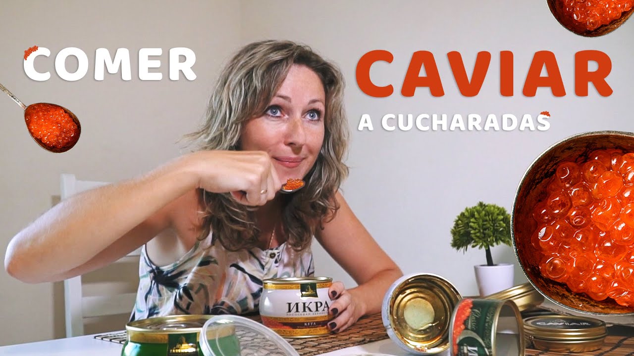 Comer CAVIAR a cucharadas / CaviarShop en Espa&ntilde;a
