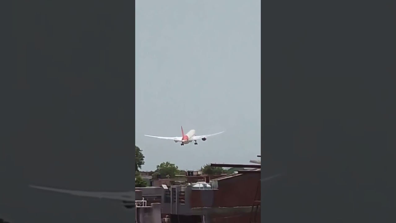 Air India 787-8 Crash Footage Stabilized 60fps