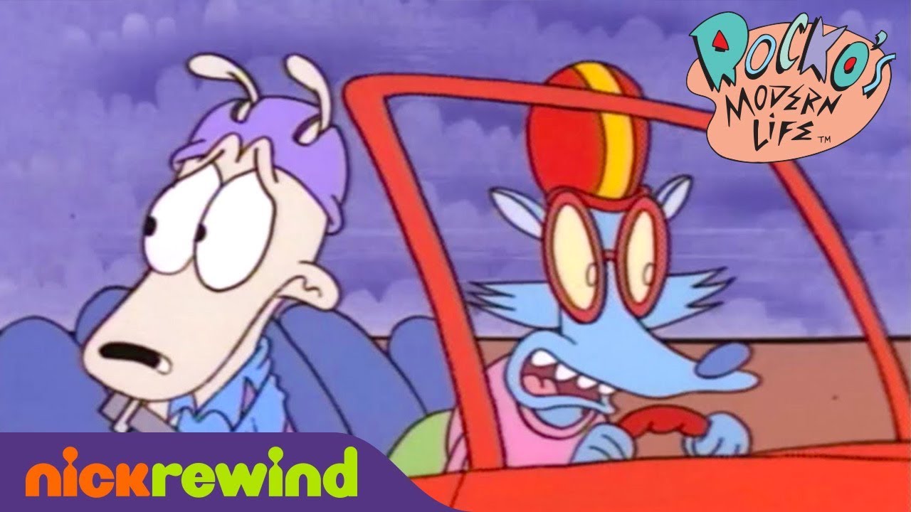 Virginia Wolfe Takes a Spin | Rocko's Modern Life | Nicktoons