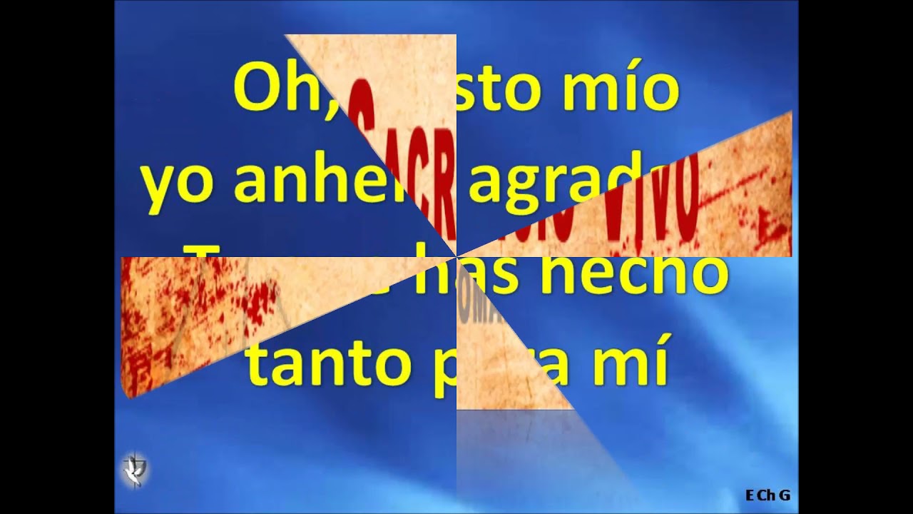 Oh Cristo mio yo anhelo agradarte