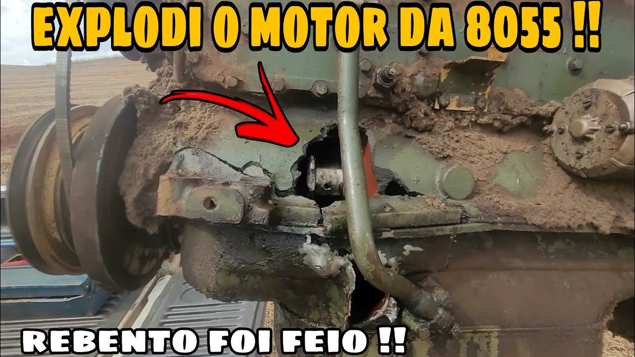 FUNDI O MOTOR DA 8055 !!