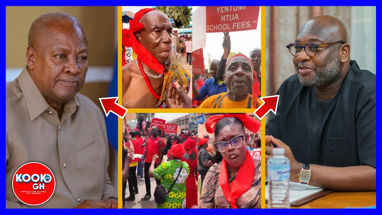 LIVE:  John Mahama we need our money Cocoa farmers protest Sefwi Wiawso decrease cocoa prices Ghana