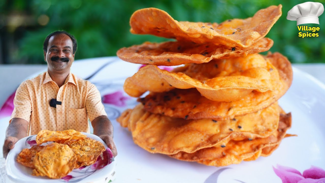 പപ്പട വട ഇനി ആർക്കും എളുപ്പത്തിൽ ഉണ്ടാക്കാം 😋👌 | Pappada vada | Keralastyle 