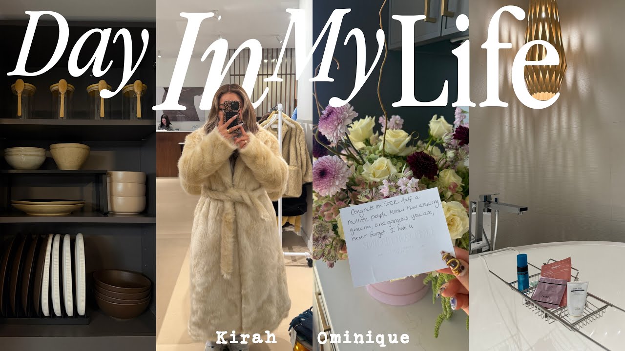 vlog: surviving an ice storm + decor haul + home organization + THE best at home wagyu dinner & more