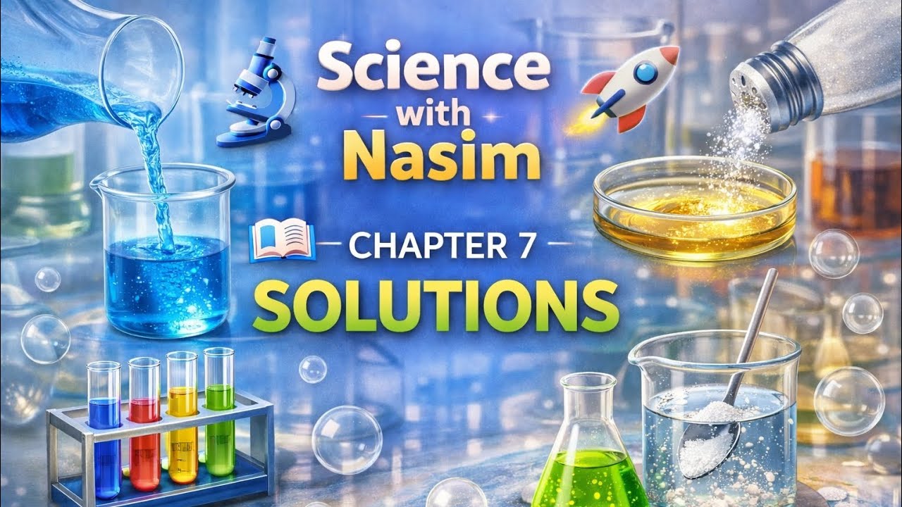 Solution's | Class 7th | Chapter 7 | Science with Nasim 