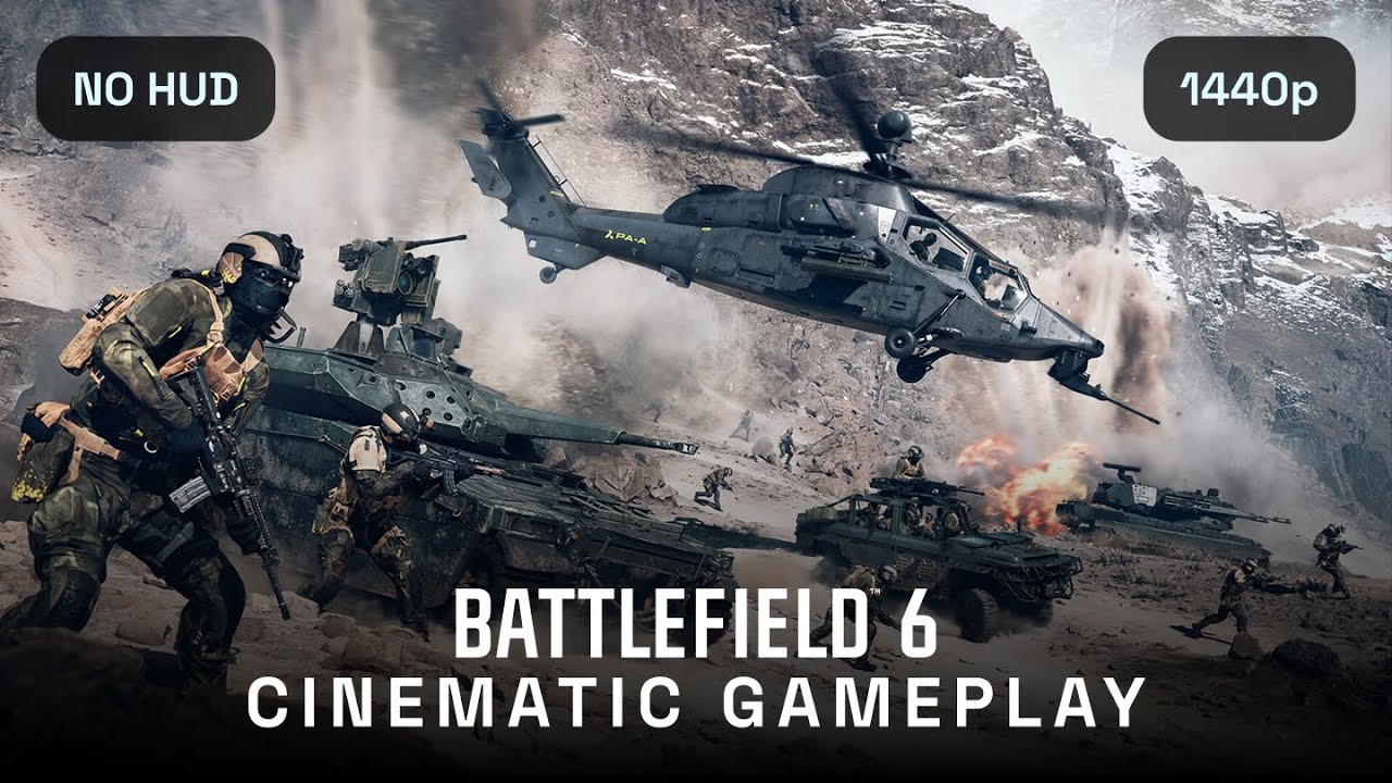 Battlefield 6 – No HUD, No Commentary | Cinematic 2K Gameplay