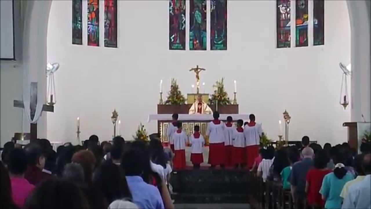 Kuala Lumpur April 2014 - Easter Mass at St John's Cathedral
