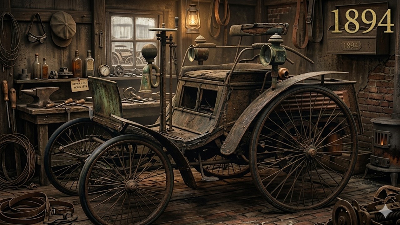 Full Restoration of a 130 Year Old Royal Treasure  1894 Benz Velocipede