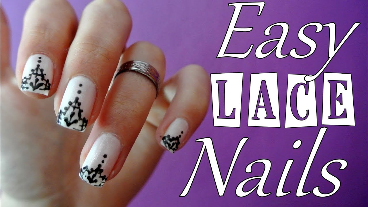 Easy Lace Nail Art