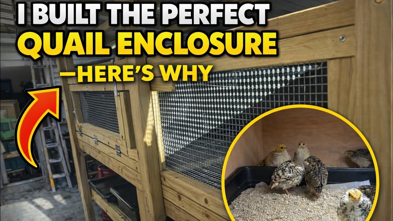 I Built The Perfect Quail Enclosure (Here’s Why It Works)
