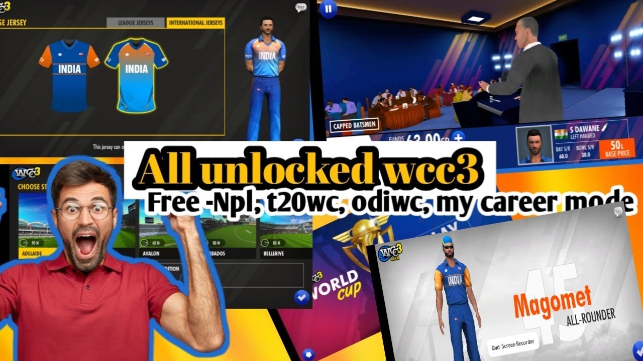 🤩wcc3 all unlocked mod apk download now