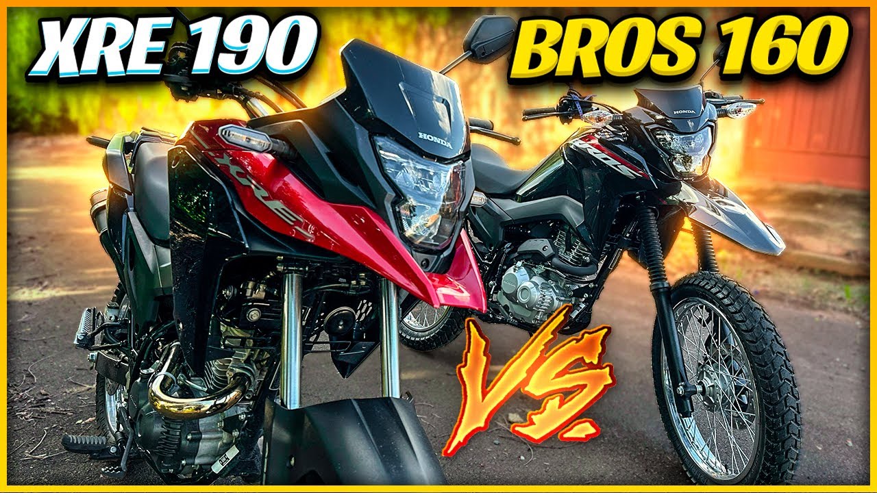 XRE 190 ou BROS 160 2025? A Verdade Que Ninguém Te Conta! ⚠️