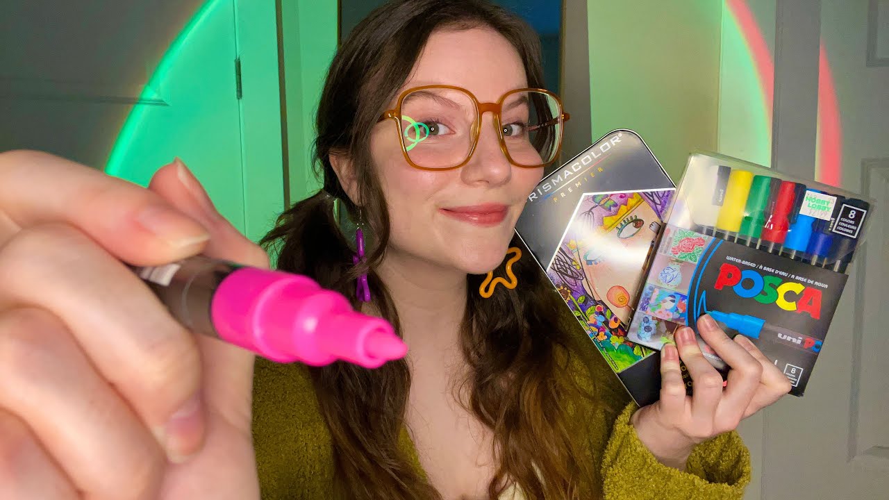 ASMR Obsessed Art Girl Draws On Your Face (Your Face Is The Canvas)