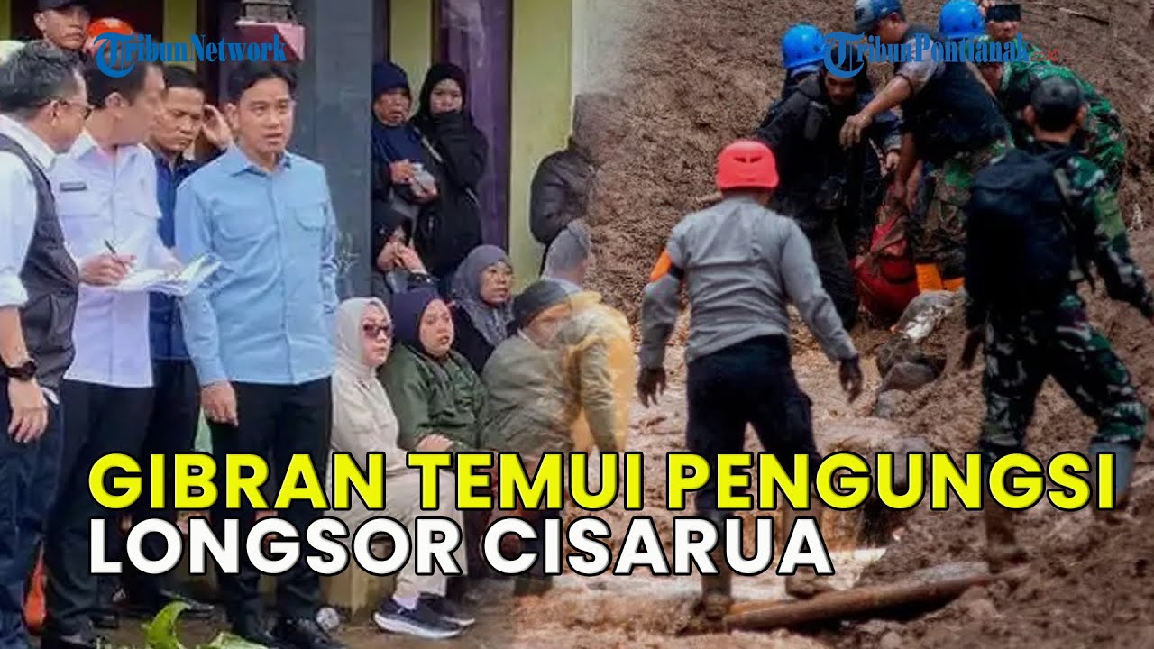 UPDATE❗ WAPRES GIBRAN TEMUI PENGUNGSI LONGSOR CISARUA, KDM UNGKAP PENYEBAB BENCANA LONGSOR
