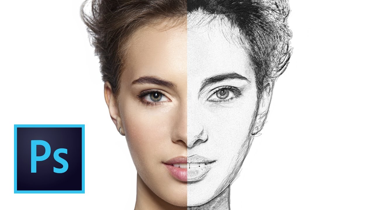 Come TRASFORMARE una foto in un disegno REALISTICO in Photoshop