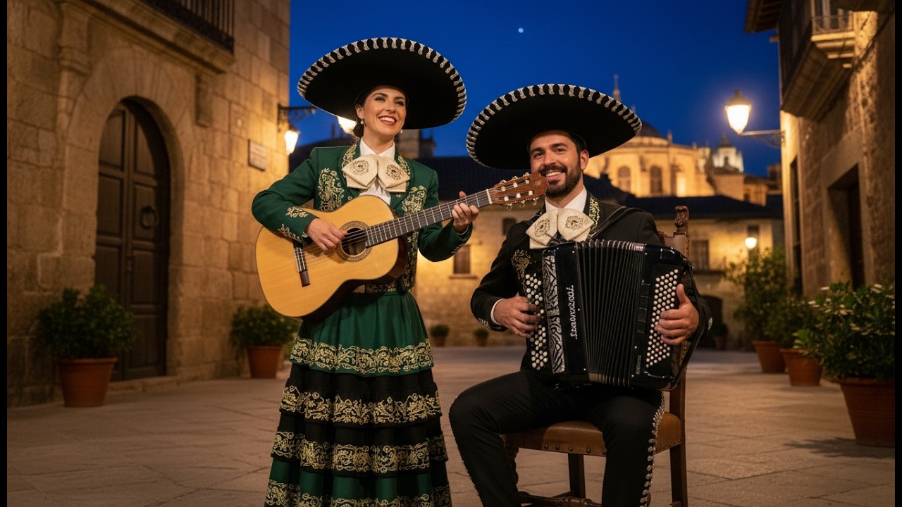 Armonioso Mariachi de México: Cuerdas y Fuelle para un Sueño Dulce | Guitarra y Acordeón